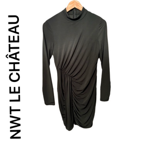 NWT Le Château Forrest Green Midi Chic Dress